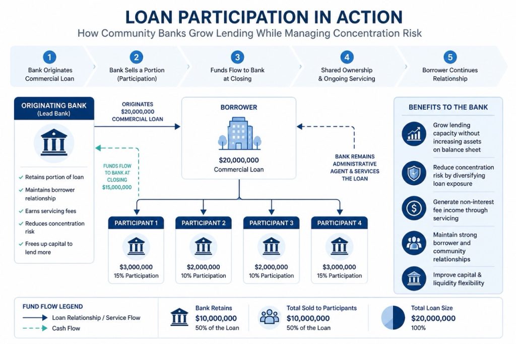 loan participations in action explanation graphic